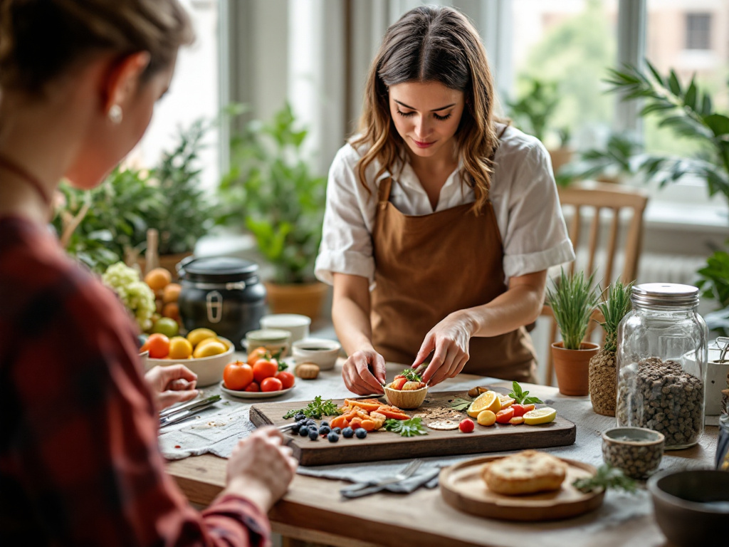 Food styling setup